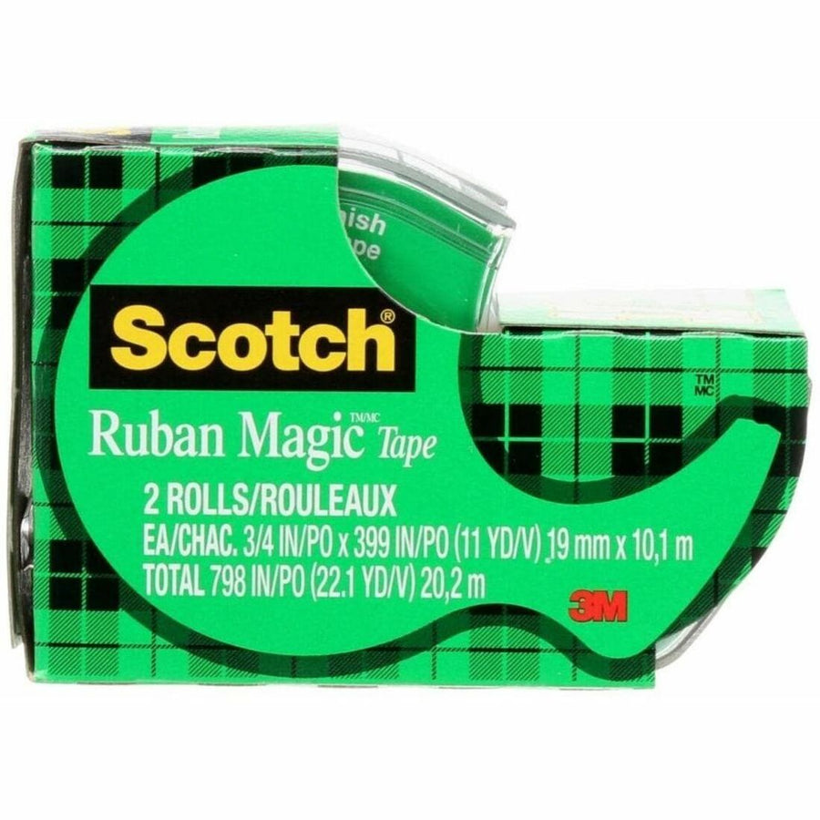 Scotch Magic Tape, 3/4 in x 11 yd, Bonus 2-Pack