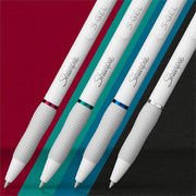 Sharpie S-Gel, White Fashion Barrel, Medium Point (0.7mm) Standard
