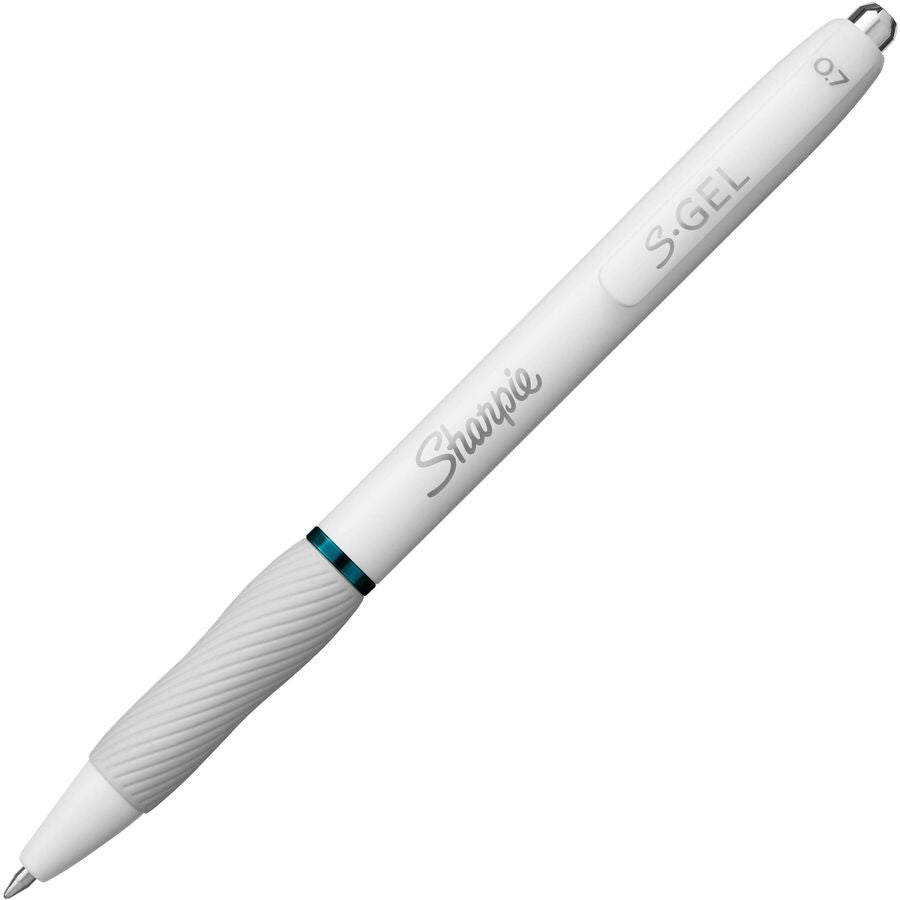 Sharpie S-Gel, White Fashion Barrel, Medium Point (0.7mm) Standard