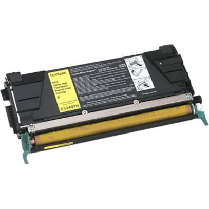 Lexmark C5240YH High-Yield Toner Cartridge, Yellow