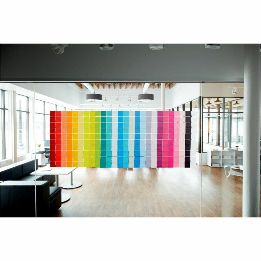 Post-it® Super Sticky Notes 654-5SSCG, 3 in x 3 in (76 mm x 76 mm), Mulberry