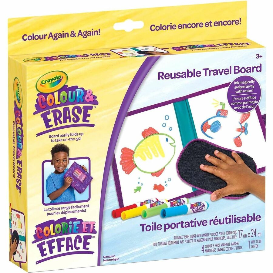 Tablette de voyage réutilisable Crayola Colour & Erase