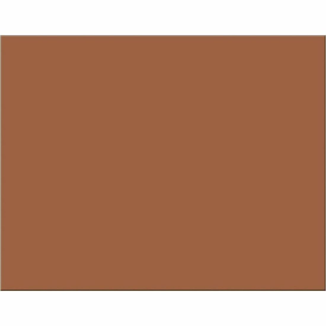 Pacon 4-ply Bristol board, 22 x 28 in, brown