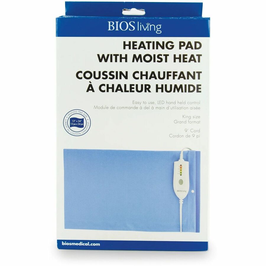 BIOS Medical Digital Heating Pad With Moist Heat Technology