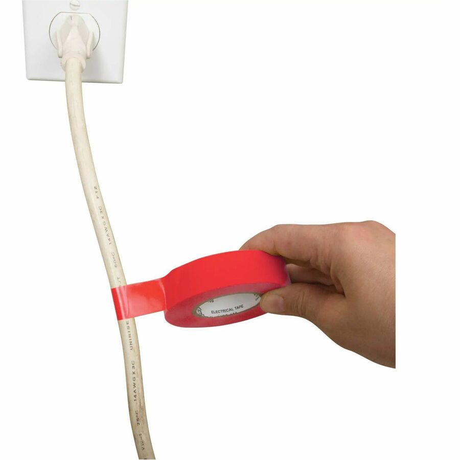 Ruban isolant Aurora Tools, 19 mm (3/4") x 18 M (60'), rouge, 7 mil