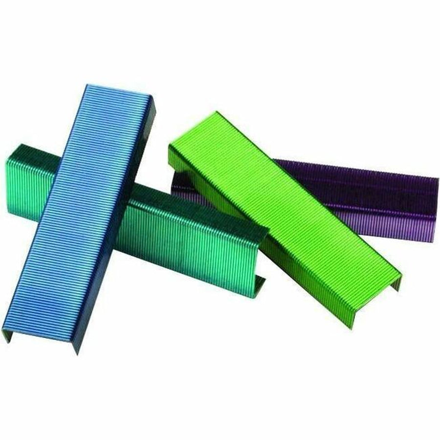 Swingline Color Bright Staples - Assorted Colours, 2,000 per Box