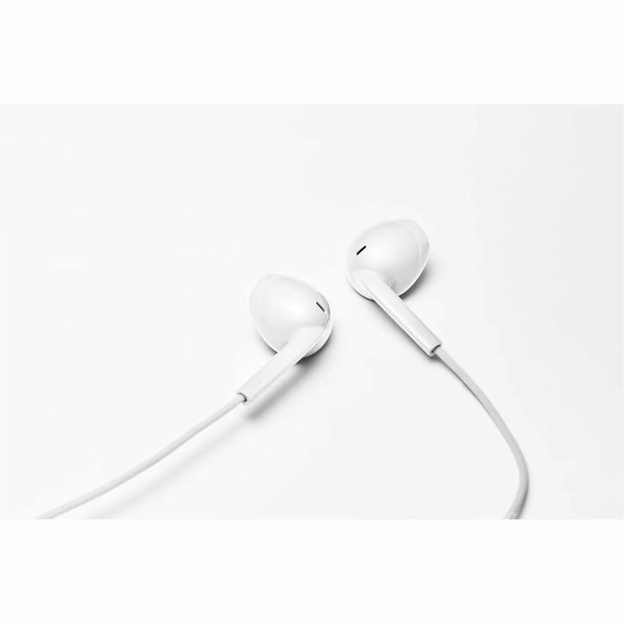 JVC HA-FR17UC-W USB-C Wired Bud Type Headphones - Coconut White