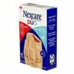 Nexcare Duo Bandages DSA-40-CA, Assorted Sizes, 40/pack