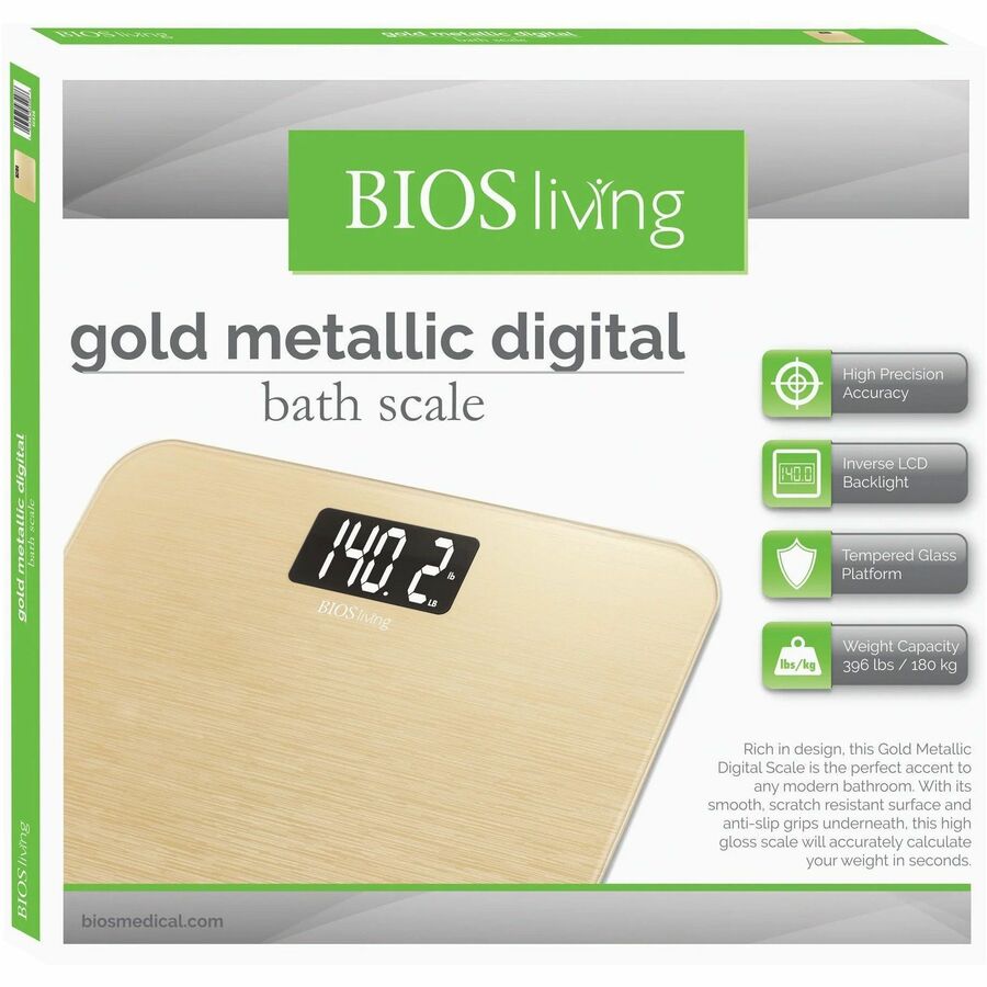 BIOS Living Gold Metallic Digital Scale