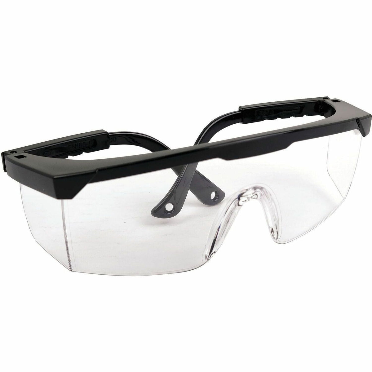 First Aid Central Safety Glasses - Black Frame