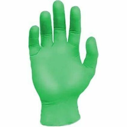 RONCO Earth 939 Green Nitrile Examination Gloves — Small, 100/Box