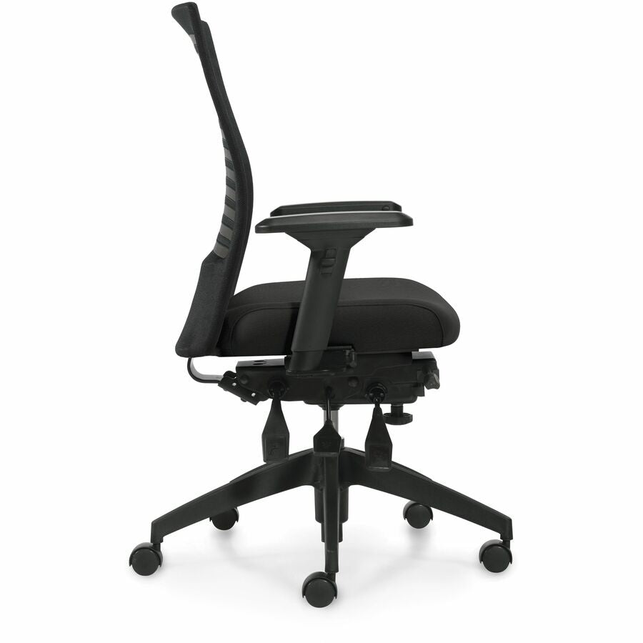Chaise de direction Basics Elora – Tissu Dance, Dossier mi-haut, Assise petite