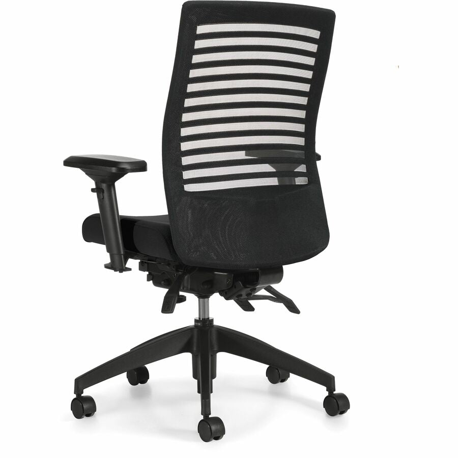 Chaise de direction Basics Elora – Tissu Dance, Dossier mi-haut, Assise petite