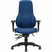 Fauteuil de direction haut de gamme Ergo Boss - Tissu, dossier haut cobalt