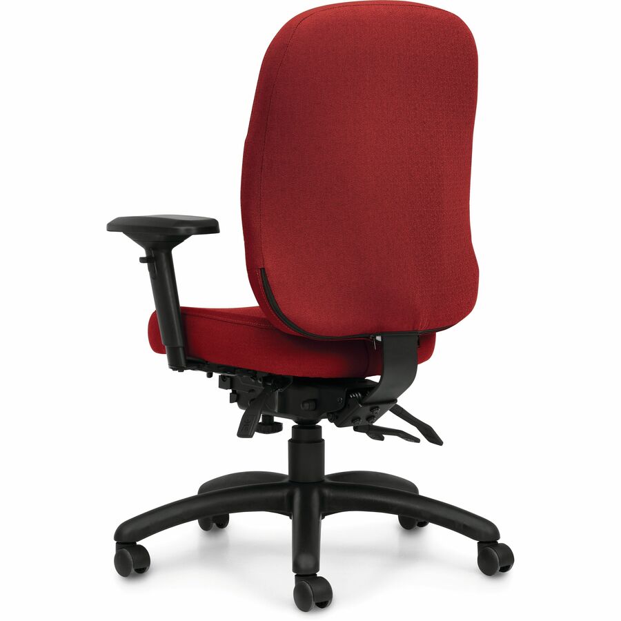 Chaise de bureau « Basics Petite Time Executive » – tissu « Poppy Fusion », dossier haut, ergonomique