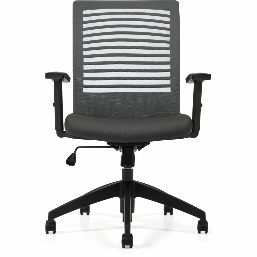 Chaise Elora Basics dossier en maille – Tissu Grand, dossier mi-hauteur, mécanisme synchrone