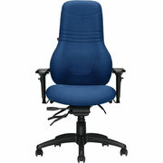 Fauteuil de direction haut de gamme Ergo Boss - Tissu, dossier haut cobalt