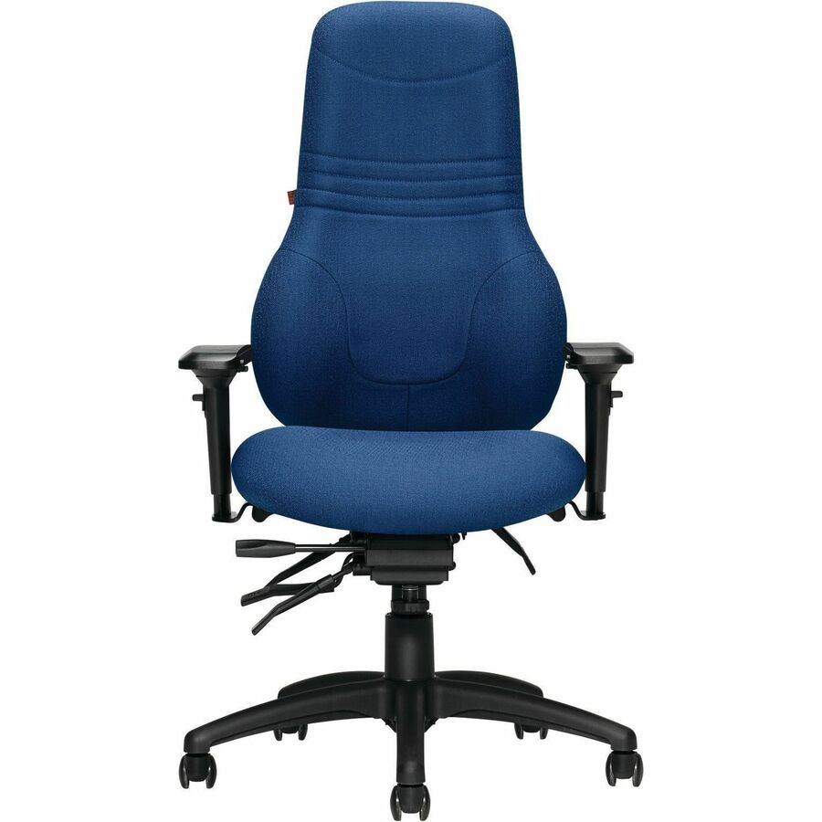 Fauteuil de direction haut de gamme Ergo Boss - Tissu, dossier haut cobalt