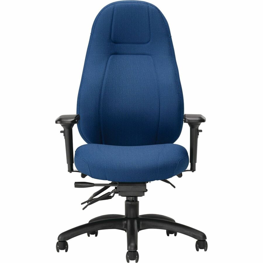 Chaise de bureau OBUSforme Élite, tissu Fusion, couleur Cobalt