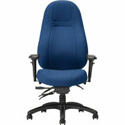 Chaise de bureau OBUSforme Élite, tissu Fusion, couleur Cobalt