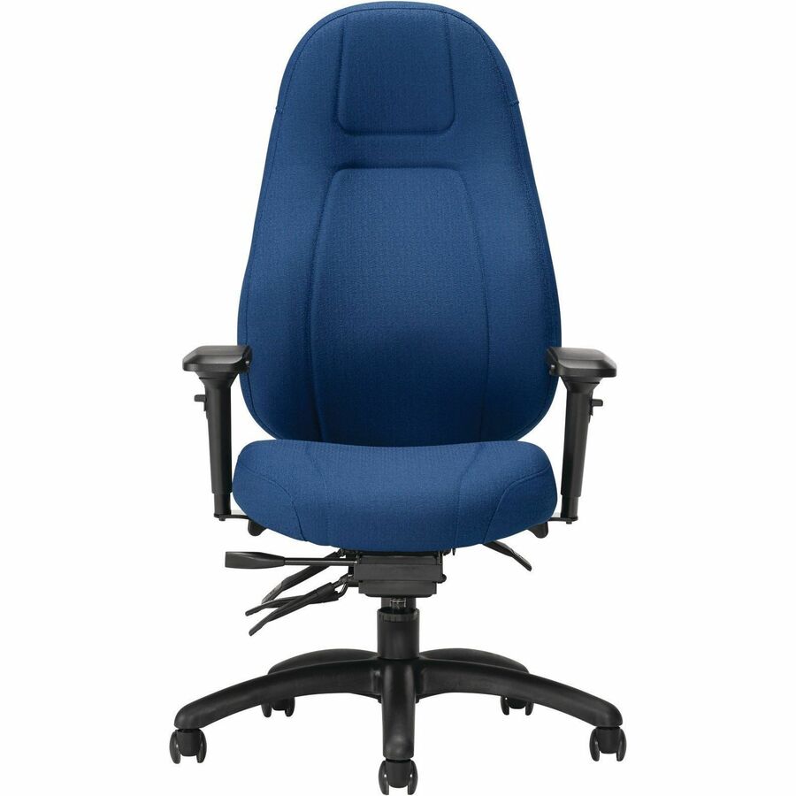 Chaise de bureau OBUSforme Élite, tissu Fusion, couleur Cobalt