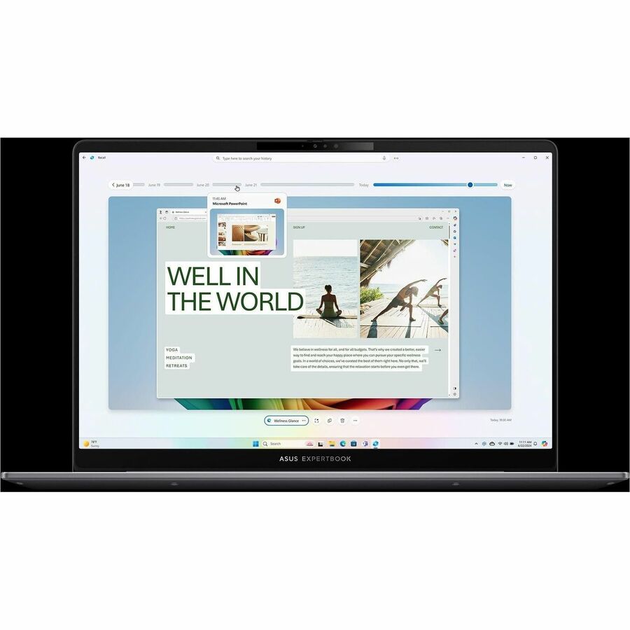 Asus ExpertBook P5 P5405 P5405CSA-P73-CB 14" Copilot+ PC Notebook - WQXGA - Intel Core Ultra 7 258V - 32 GB - 1 TB SSD - Misty Gray