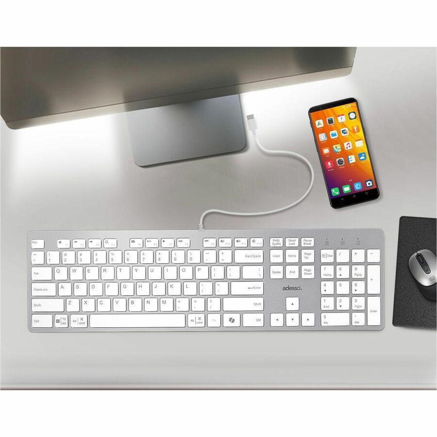 Adesso EasyTouch AKB-730UW Keyboard (Model 2)