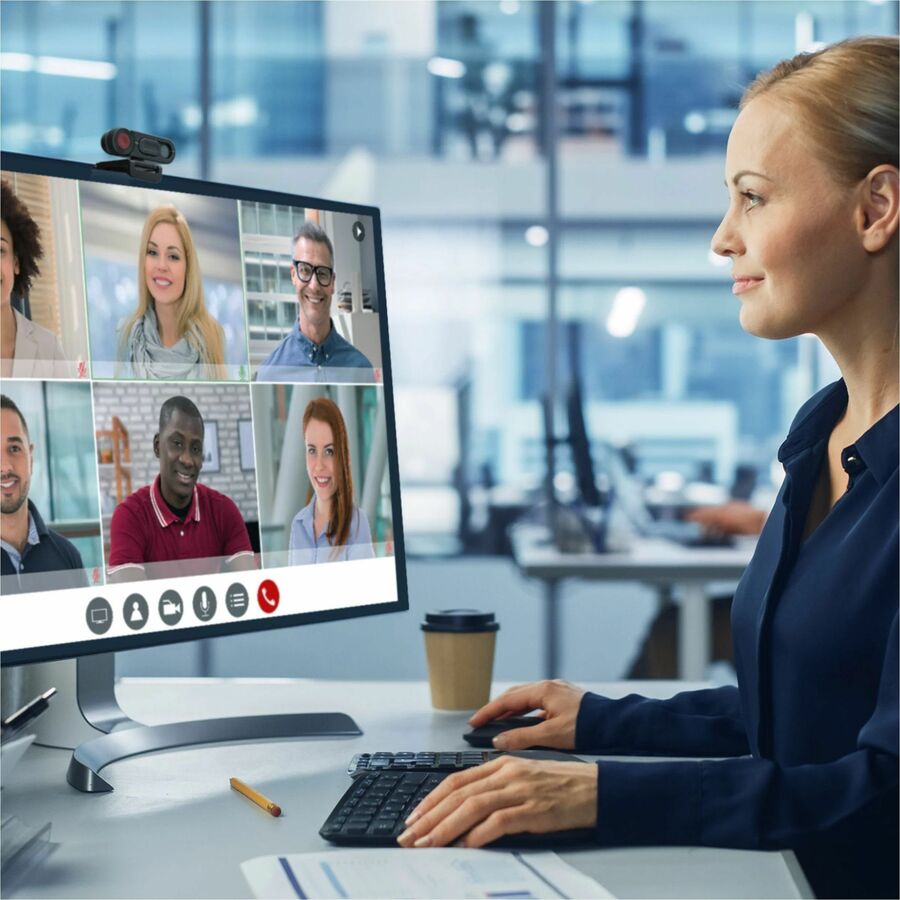 j5create JVU250 Full HD 1080p Webcam with Auto/Manual Focus