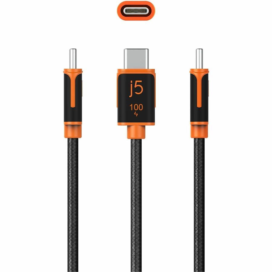 Câble de synchronisation et de charge j5create USB-C 100 W (Modèle 2)