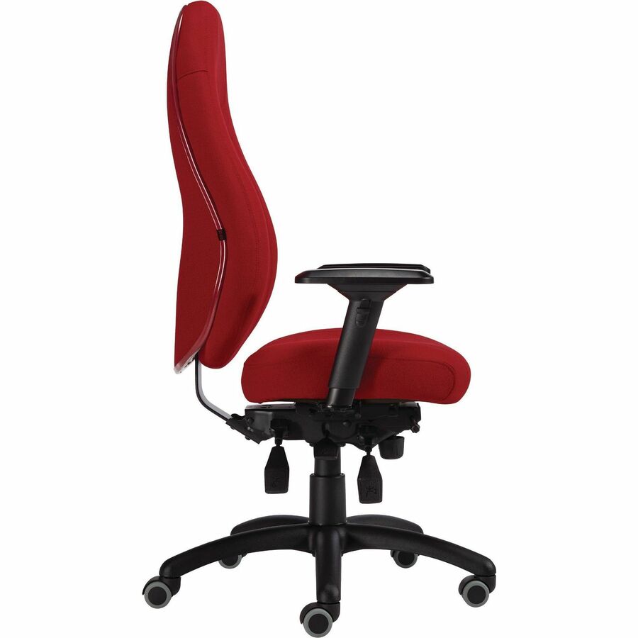 Fauteuil de bureau ergonomique OBUSforme Elite Basics – Tissu Poppy Fusion, dossier haut