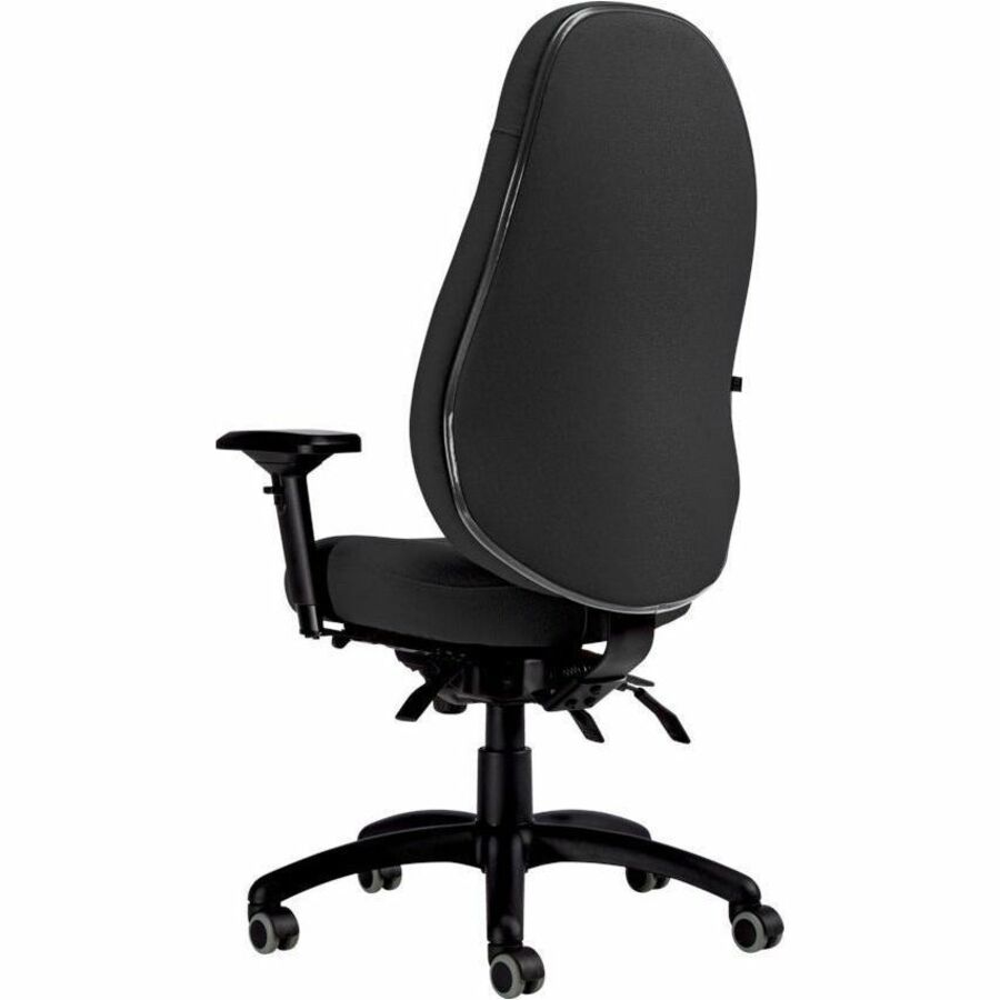 Fauteuil de direction ergonomique OBUSforme Elite Basics – Tissu Carbon Fusion, Dossier haut