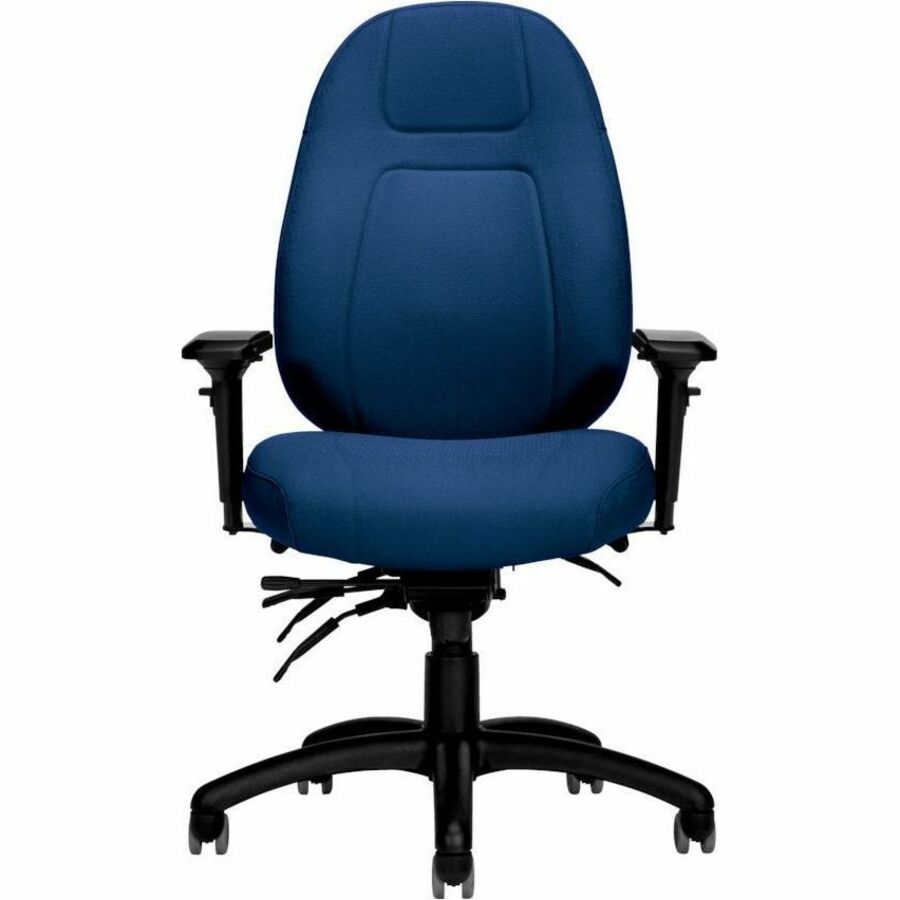 Basics OBUSforme Elite Management Chair – Cobalt Fusion Fabric, Mid Back, Ergonomic