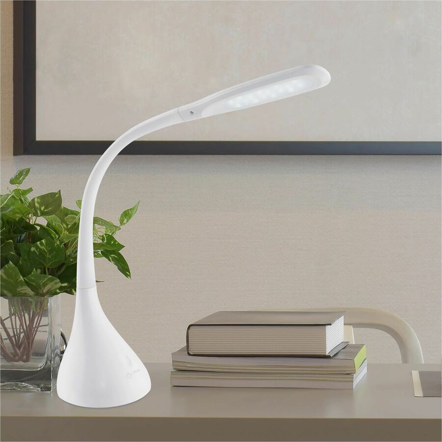 OttLite Creative Curves LED Desk Lamp — White