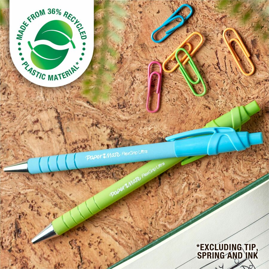 Paper Mate Flexgrip Ultra Recycled Pens - PAP9680131