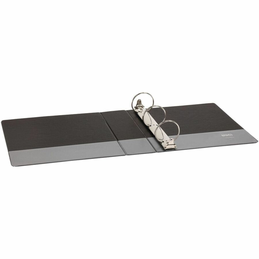 Classeur Basics 3 anneaux ronds noirs