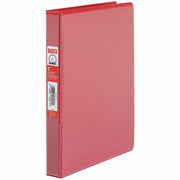 Classeur Basics (modèle 11), anneaux ronds de 2,5 cm, rouge