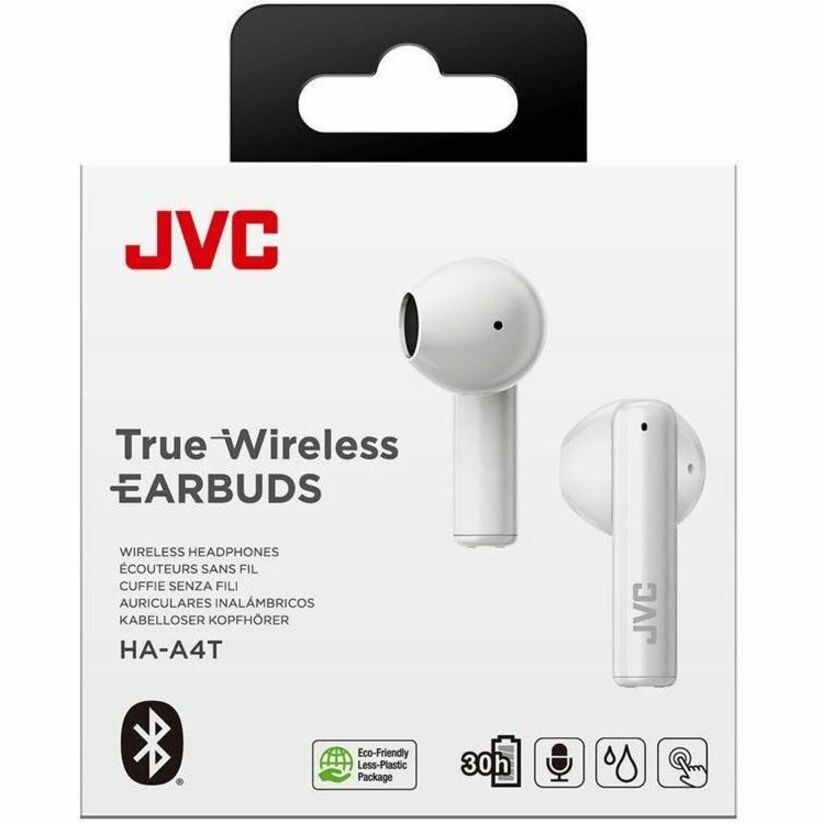 JVC HA-A4T-W True Wireless Earbuds - Coconut White