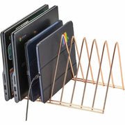 Officemate Triangular Wire File Sorter, Rose Gold