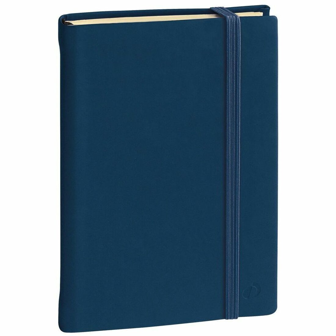 Quo Vadis SILK Lined Notebook - 16 x 24 cm, Navy