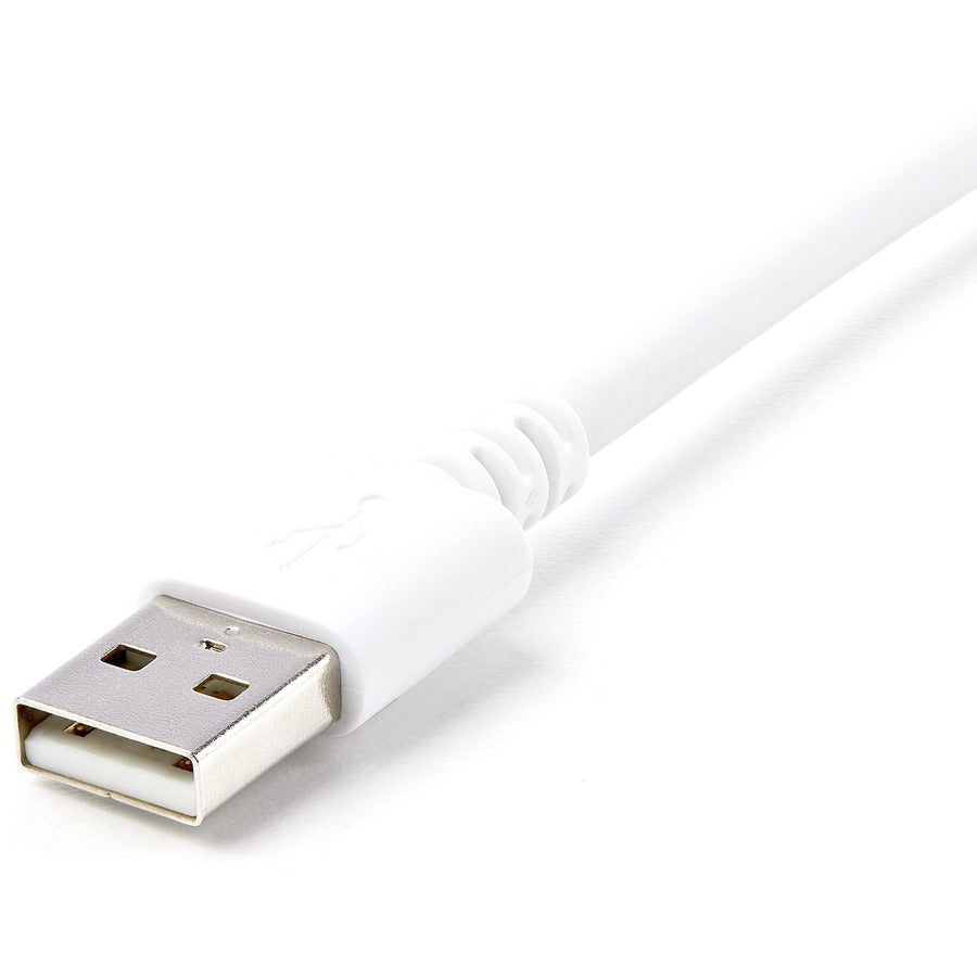StarTech.com Lightning to USB Sync & Charge Cable — 10 ft, White