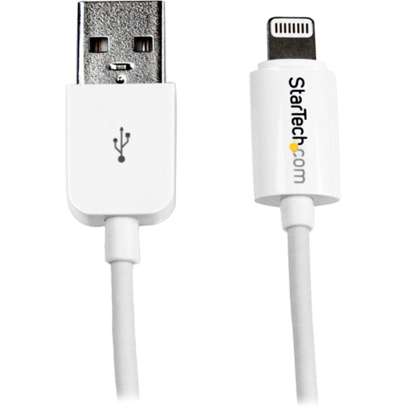 StarTech.com Lightning to USB Sync & Charge Cable — 10 ft, White