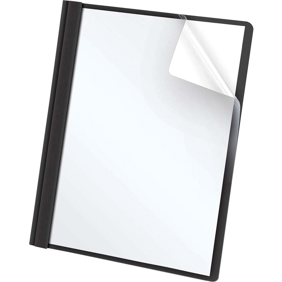 Oxford Letter Report Cover Black Each