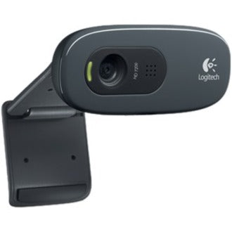 Logitech C270 HD Webcam — 720p, Black, USB