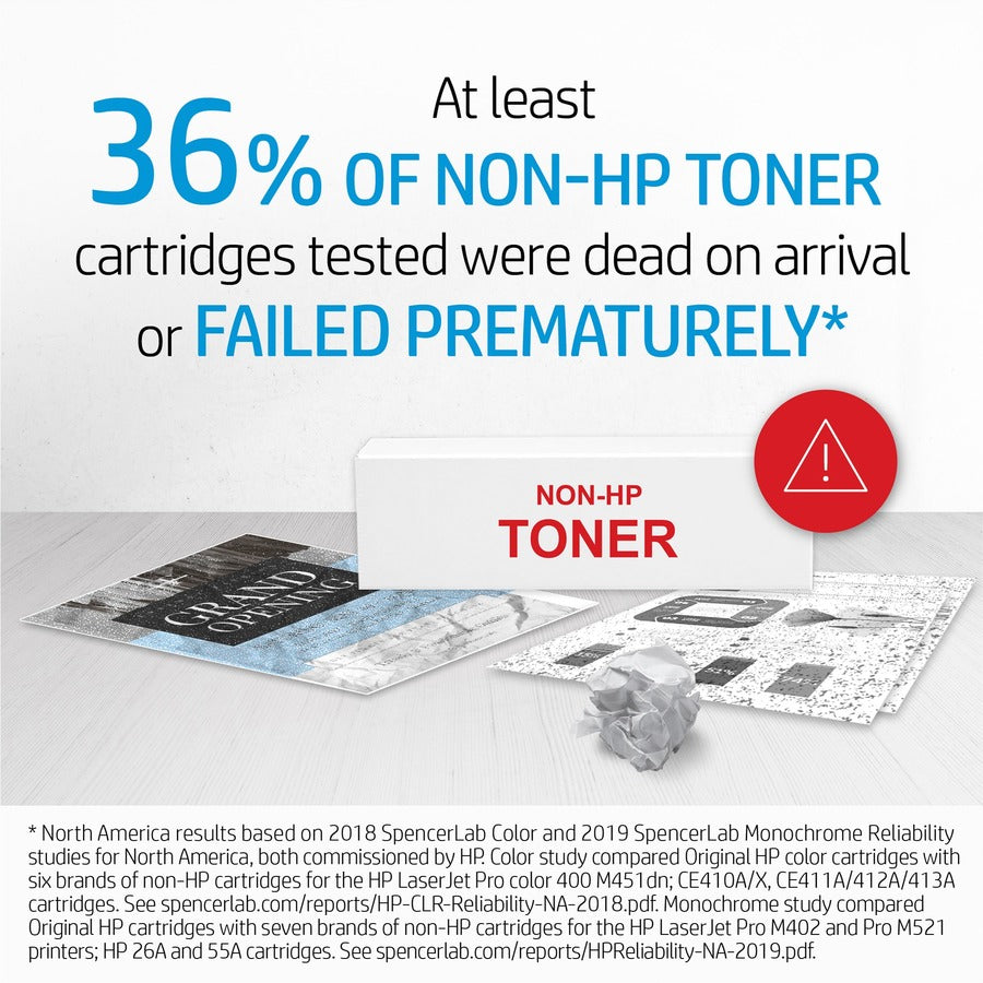 HP 80X Original Laser Toner Cartridge - Black - 1 Each