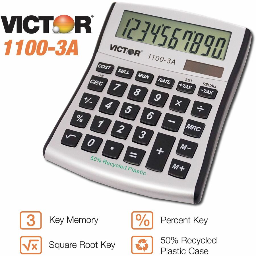 Calculatrice de bureau miniature Victor 11003A