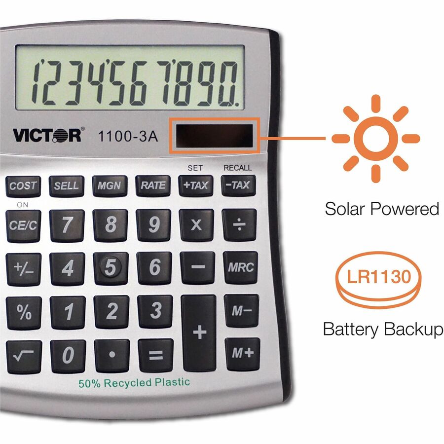 Calculatrice de bureau miniature Victor 11003A