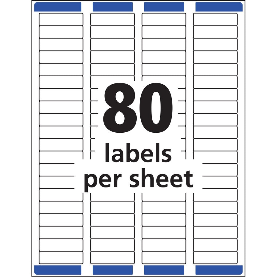 Avery Easy Peel Mailing Laser Labels - 2000-Pack