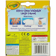 Crayola Kid's 8 Count Large Washable Crayons