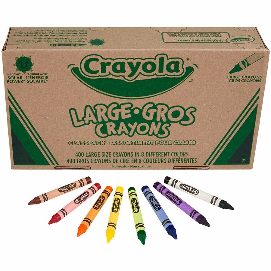 Crayola 8-Colour Crayon Classpack