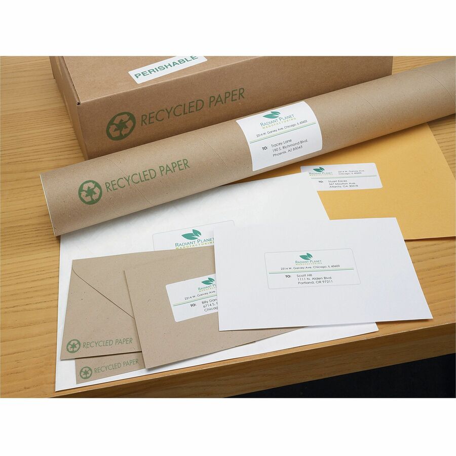 Avery Eco-Friendly Shipping Labels for for Laser and Inkjet Printers, 3?" x 4"